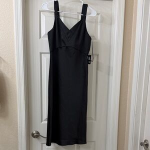 Express Black Midi Dress